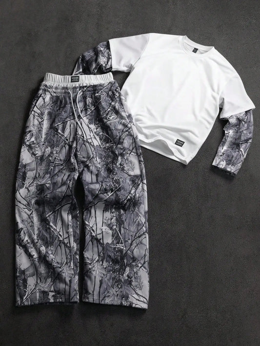 Long Sleeve and Double Waistband Sweats 2 piece