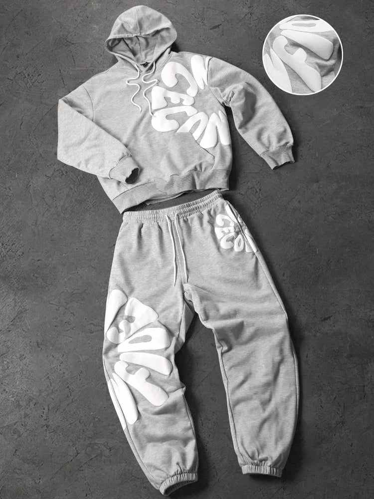 CONFIDENCE oversized hoodie and sweats