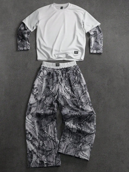 Long Sleeve and Double Waistband Sweats 2 piece