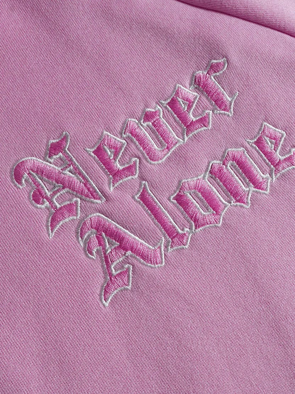 Never Alone Patted Hoodie