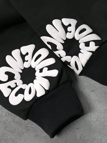 CONFINDECE Floral Hoodie