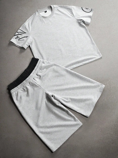 Oversized Tee and Double Waisted Shorts