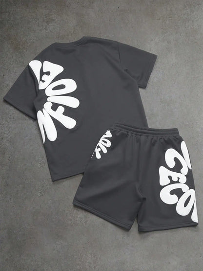 CONFIDENCE Floral Tee and Shorts