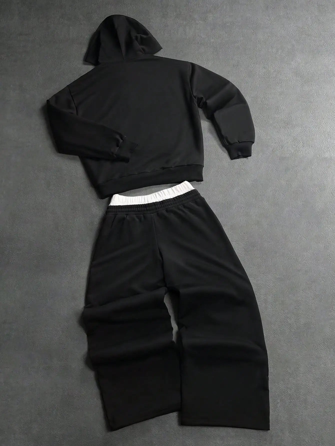 Oversized Hoodie and Double Waisted Sweats