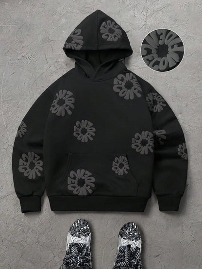 CONFINDECE Floral Hoodie