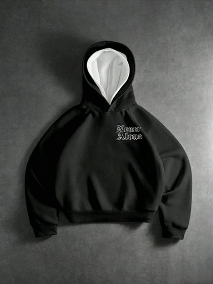 Never Alone Patted Hoodie