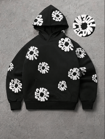 CONFINDECE Floral Hoodie