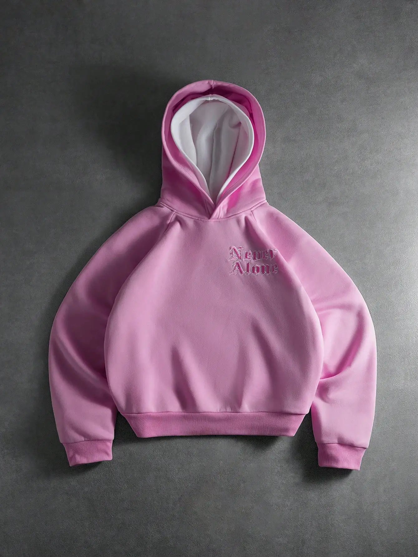 Never Alone Patted Hoodie
