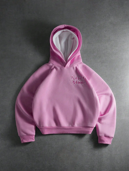 Never Alone Patted Hoodie