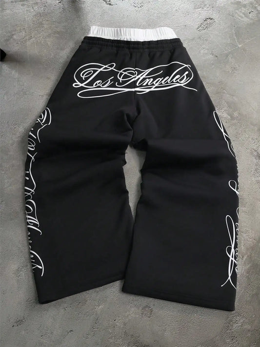 Y2K Oversized Double Waisted Sweats